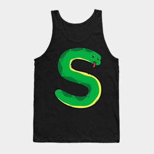 S for Snake Tank Top